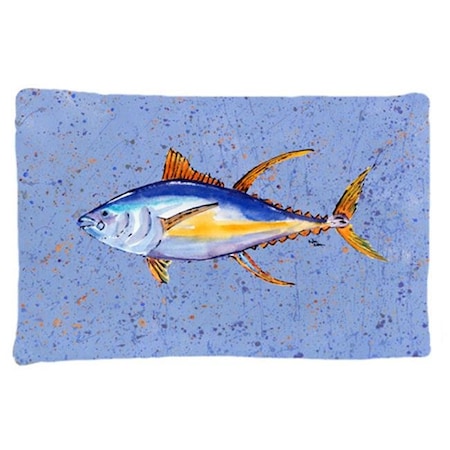 Carolines Treasures Carolines Treasures 8535PILLOWCASE 20.5 x 30 in. Tuna Fish Moisture Wicking Fabric Standard Pillow Case 8535PILLOWCASE